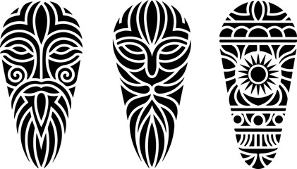 Dragon and Tribal Tattoo Designs vector bundle