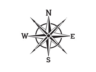 Simple Compass Line Art Set