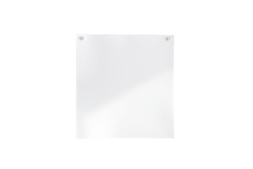 A clear acrylic sign holder display stand perfect for retail stores or office presentations.