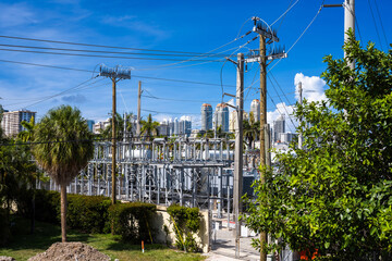 electric power station
