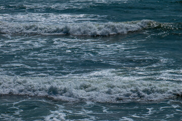 vagues de mer houleuse