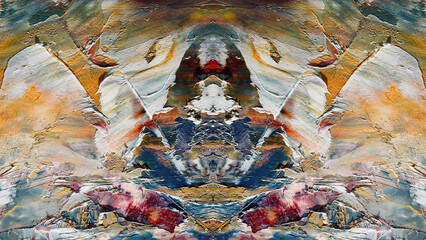 Abstract art background . Hand painting artwork on canvas .