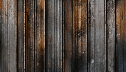 Naklejka premium textured weathered concrete slabs a dark gray and brown mottled surface with vertical lines