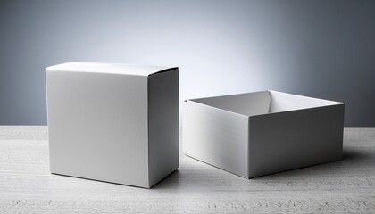 box packaging blank mockup