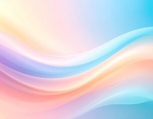 Soft Abstract Mesh Gradient in Pastel Peach Lavender and Baby Blue