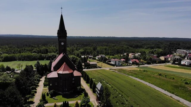 Parafia Błęd&oacute;w in the Summer, dąbrowa g&oacute;rnicza