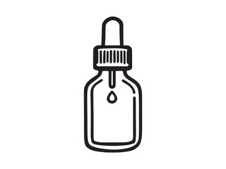 Dropper bottle minimalist artwork