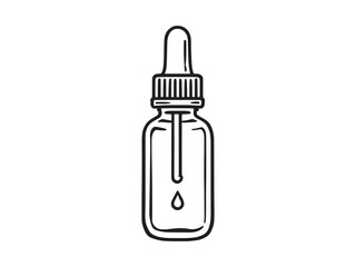 Dropper bottle vector illustration