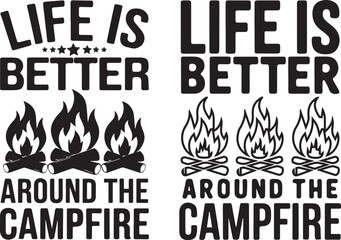 Camping typography t shirt  design, camping quotes, Adventure, Outdoors, Mountains, Hiking. vector illustration.