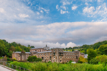 Fototapeta premium Samos is a Spanish municipality in the province of Lugo, in the autonomous community of Galicia. It belongs to the Sarria region.