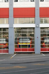 Large Sectional Door of Fire Station in New Zealand