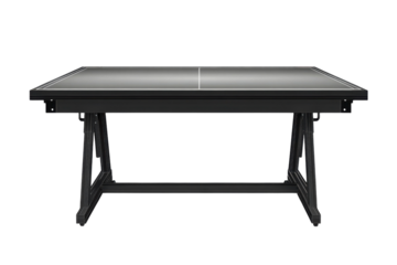 Ready for intense ping pong matches and friendly competition with family friends on sleek on transparent background