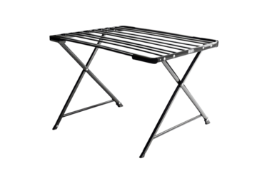 Practical folding clothes drying rack essential for efficient laundry days streamlining home on transparent background