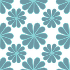 Vintage seamless floral pattern. Ditsy style background of small flowers. Ditsy floral over light . Small flower pattern for fashion, wrapping, printing on fabrics and surface