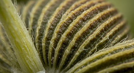 Macro Photography of a Unique Plant Structure