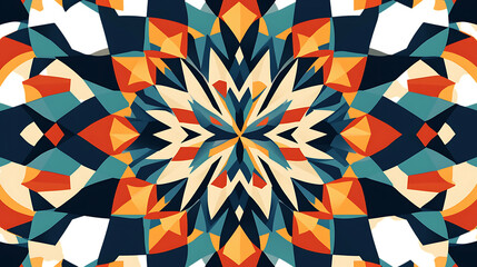 abstract geometric seamless pattern