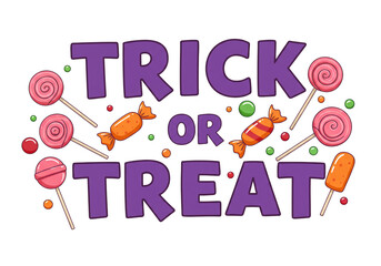 Fototapeta premium The words are in large, stylized, purple capital letters