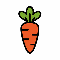Carrot Vector illustration Free Download.