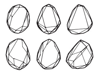 Abstract pastel pebble pattern