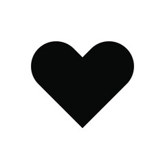 Heart on white background