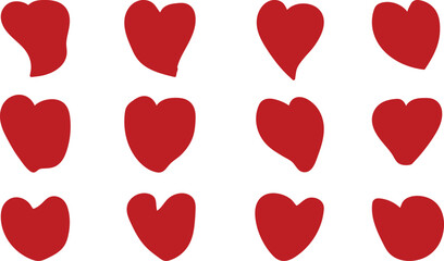 Hearts Shapes Icons