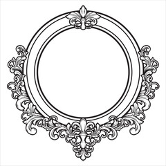 Elegant Ornate Vintage Frame Design