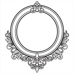 Elegant Ornate Vintage Frame Design