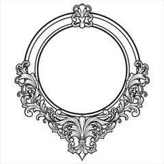 Elegant Ornate Vintage Frame Design