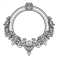 Elegant Ornate Vintage Frame Design