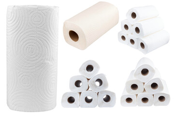 Pyramid tissue paper on white pure fresh