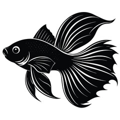 vector illustration of a fish