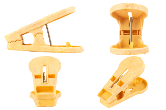 Clothes peg on white tool retro