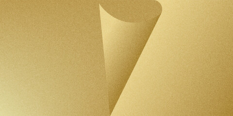 Gold wall texture background. Yellow shiny gold foil paint on wall sheet with gloss light reflection eps10