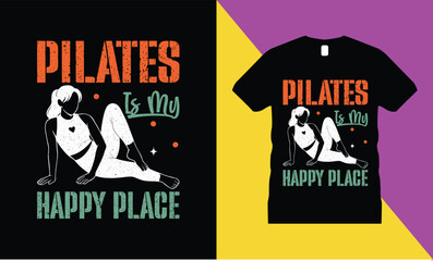 pilates t shirt design
