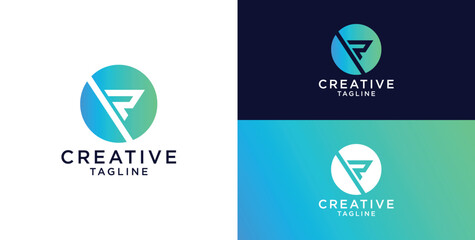 letter r logo design vector