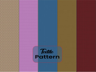 Textile Pattern designs with various shapes like round, triangular etc. and customizable colors like off-white, green, sky blue, pink, orange, blue etc.