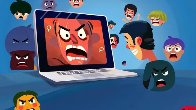 Cyber aggression: online mistreatment, digital bullying, virtual threats, chat room harassment, unethical actions, internet abuse, phone communication breakdown, laptop misuse, combating cyberbullying