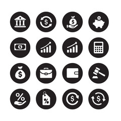 Modern Finance Vector Icon Set | Banking, Investment, and Business Icons