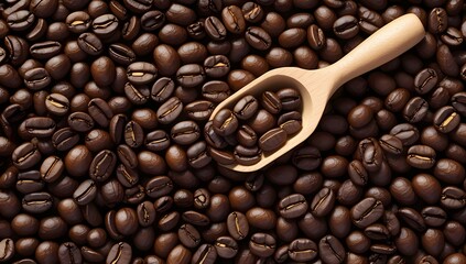 Fototapeta premium coffee beans background