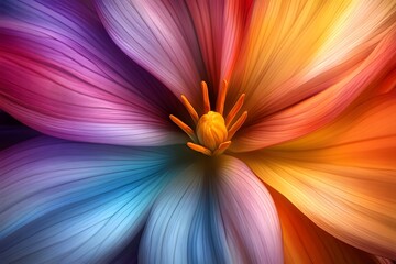 Flowers in radiant sunlight
