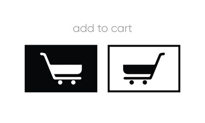 vector add to cart. add to cart symbol. shopping icon