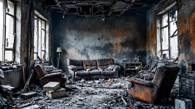 Destroyed Living Room Images – Browse 4,718 Stock Photos, Vectors, and ...