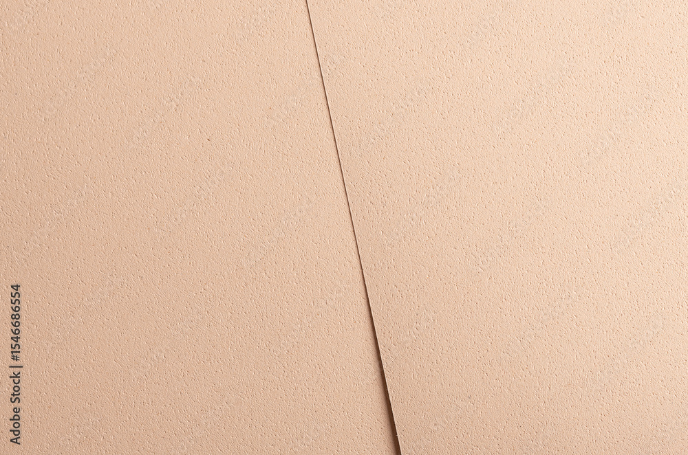 Poster Elegant background with overlapping sheets of beige and cream designer paper. Geometric shapes with