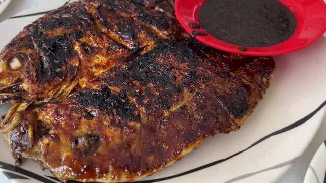 delicious mediterranean grilled fish