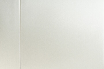 Metal matte panel with crease line