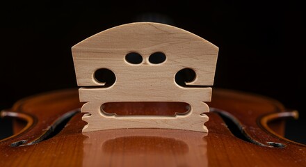 Violin Bridge: A Close-Up of Craftsmanship