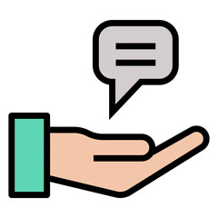 communication vector icon