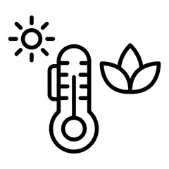 Hot Temperature Icon