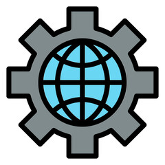 global vector icon