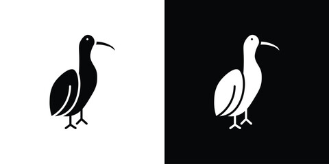 Fototapeta premium Albatross icon of a flat style vector